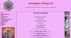 Desktop Screenshot of morningstarhealingarts.net